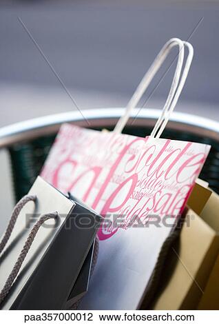 Stock Image - Shopping bags. Fotosearch