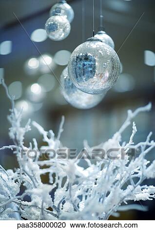 Stock Image - Christmas ornaments. Fotosearch
