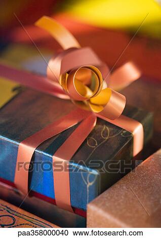 Stock Image - Wrapped gift. Fotosearch