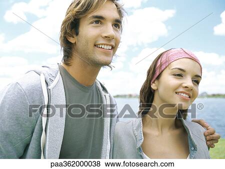 Young couple View Large Photo Image Stock Photo - Young couple. Fotosearch