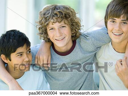 Preteen boys, portrait View Large Photo Image Picture - Preteen boys, portrait. Fotosearch