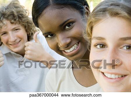 Preteen friends, portrait View Large Photo Image Picture - Preteen friends, portrait. Fotosearch