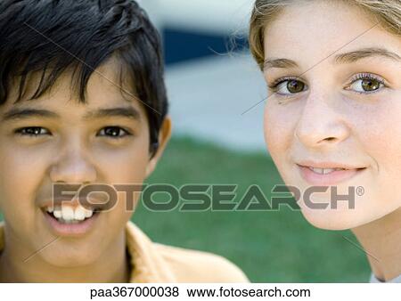 Preteen friends, portrait View Large Photo Image Stock Photo - Preteen friends, portrait. Fotosearch