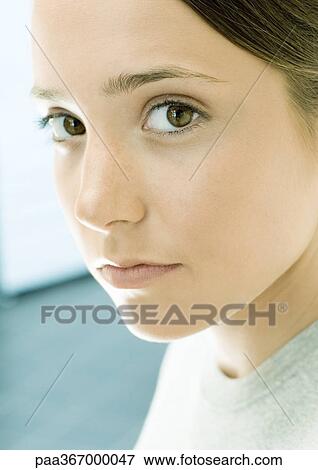 Teen girl, portrait View Large Photo Image Stock Photo - Teen girl, portrait. Fotosearch