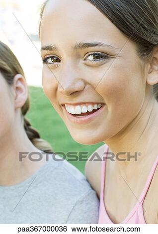 Teen girl, portrait View Large Photo Image Stock Photograph - Teen girl, portrait. Fotosearch