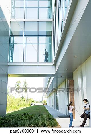 Stock Image - College campus. Fotosearch