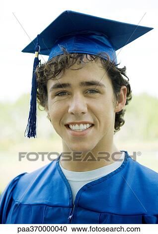 Stock Image - Male graduate. Fotosearch