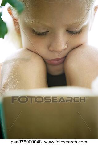 Girl reading View Large Photo Image Stock Photo - Girl reading. Fotosearch