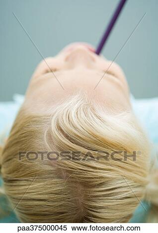 Girl with pencil in mouth View Large Photo Image Stock Photography - Girl with pencil in mouth. Fotosearch
