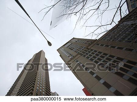 Skycrapers, low angle view View Large Photo Image Stock Photography - Skycrapers, low angle view. Fotosearch