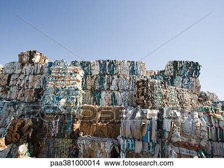 Bales of paper View Large Photo Image Picture - Bales of paper. Fotosearch