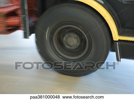 Wheel of forklift View Large Photo Image Stock Photo - Wheel of forklift. Fotosearch