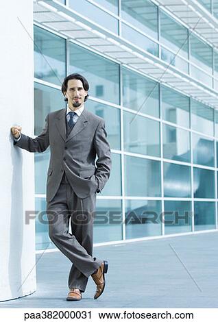 Businessman, full length portrait View Large Photo Image Stock Image - Businessman, full length portrait. Fotosearch