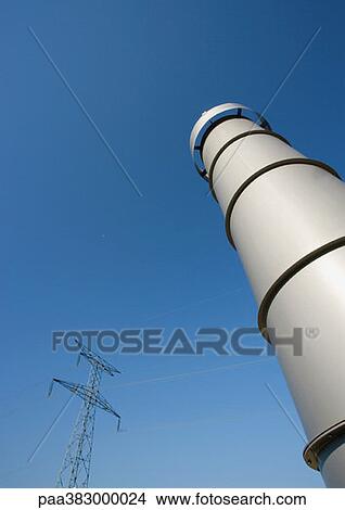 Paper plant and pylon View Large Photo Image Picture - Paper plant and pylon. Fotosearch