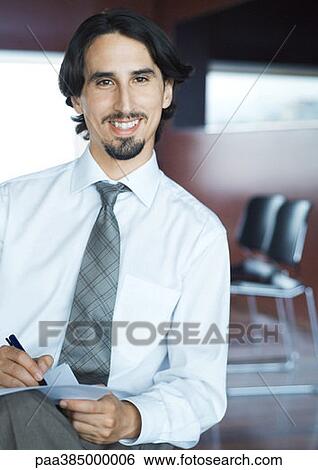 Stock Photograph - Businessman, portrait. Fotosearch