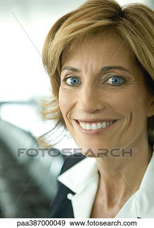 Mature woman, portrait View Large Photo Image Stock Photo - Mature woman, portrait. Fotosearch