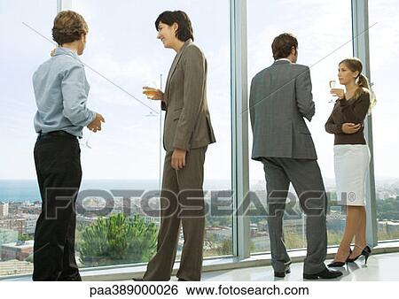 Cocktail party, cityscape and sea seen through window View Large Photo Image Stock Photograph - Cocktail party, cityscape and sea seen through window. Fotosearch