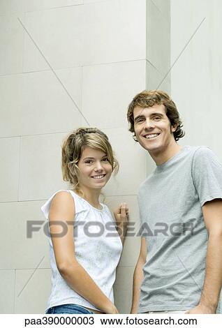 Stock Image - Young couple, portrait. Fotosearch