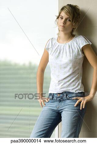 Young woman, portrait View Large Photo Image Picture - Young woman, portrait. Fotosearch