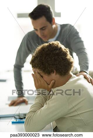 Father helping teenage son with homework View Large Photo Image Stock Image - Father helping teenage son with homework. Fotosearch