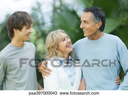 Mature couple with teen grandson View Large Photo Image Stock Image - Mature couple with teen grandson. Fotosearch