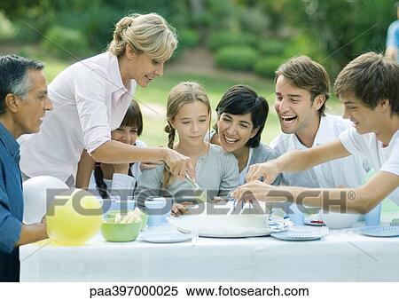 Outdoor birthday party View Large Photo Image Stock Photography - Outdoor birthday party. Fotosearch