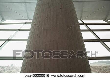 Stock Photograph - Architectural detail, column and windows. Fotosearch