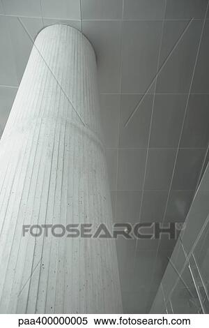 Stock Photography - Architectural detail, concrete column. Fotosearch
