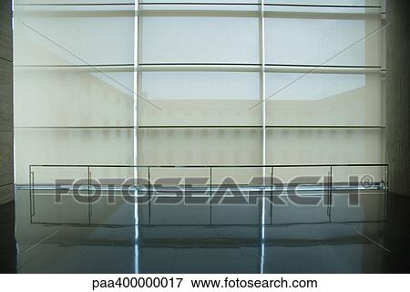 Architectural detail, courtyard seen through shades View Large Photo Image Stock Photo - Architectural detail, courtyard seen through shades. Fotosearch