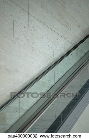 Stock Image - Escalator. Fotosearch