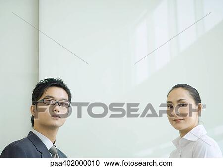 Business executives, head and shoulders, portrait View Large Photo Image Stock Image - Business executives, head and shoulders, portrait. Fotosearch