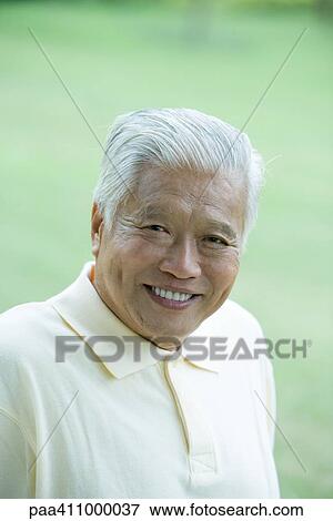 Stock Photo - Senior man, portrait. Fotosearch