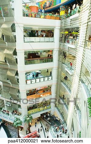 Shopping mall View Large Photo Image Stock Image - Shopping mall. Fotosearch
