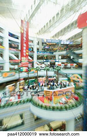Shopping mall View Large Photo Image Stock Photo - Shopping mall. Fotosearch