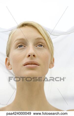 Stock Photo - Teenage girl, portrait. Fotosearch