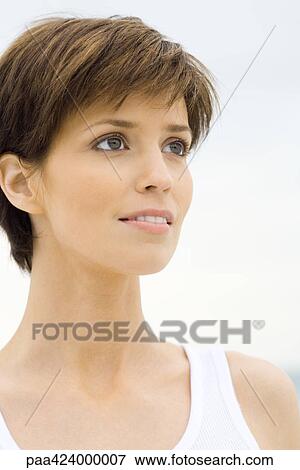 Woman, portrait View Large Photo Image Stock Photo - Woman, portrait. Fotosearch