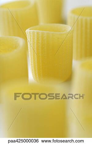 Stock Photograph - Rigatoni pasta. Fotosearch