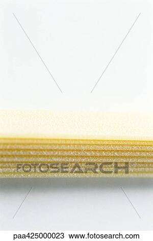 Stock Image - Sheets of lasagna. Fotosearch