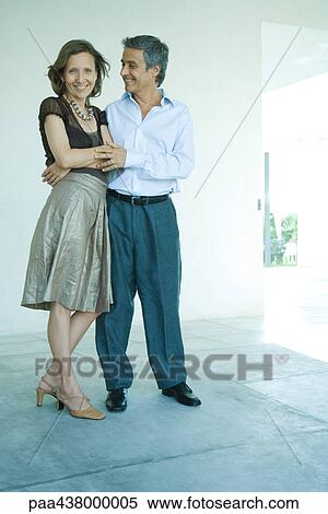 Stock Photography - Mature couple, full length portrait. Fotosearch