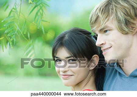 Young couple, portrait View Large Photo Image Picture - Young couple, portrait. Fotosearch