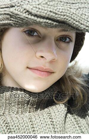 Preteen girl, close-up, portrait View Large Photo Image Stock Photograph - Preteen girl, close-up, portrait. Fotosearch