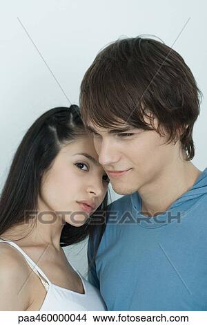 Young couple, portrait View Large Photo Image Picture - Young couple, portrait. Fotosearch