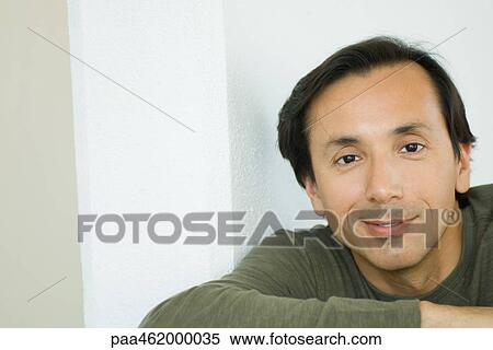 Man smiling at camera, portrait View Large Photo Image Stock Photography - Man smiling at camera, portrait. Fotosearch