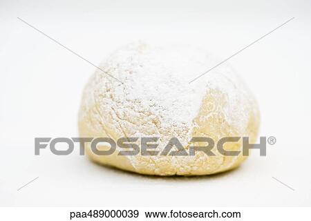 Freshly kneaded ball of dough, close-up View Large Photo Image Stock Photo - Freshly kneaded ball of dough, close-up. Fotosearch