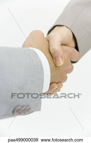 Handshake, close-up View Large Photo Image Stock Photo - Handshake, close-up. Fotosearch