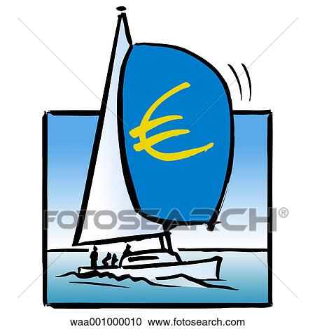 Clipart - boats, change, upheaval, evolution, 2002, finances, speed. Fotosearch