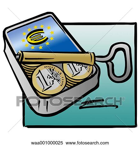 Stock Illustration - boxes, change, upheaval, evolution, 2002, finances, preservation. Fotosearch