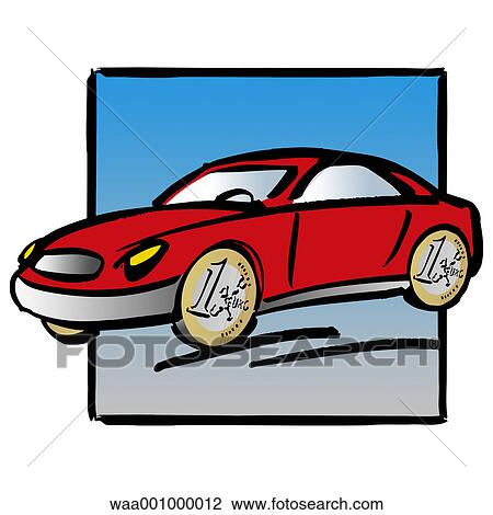 cars, change, upheaval, evolution, 2002, finances, one View Large Illustration Drawing - cars, change, upheaval, evolution, 2002, finances, one. Fotosearch