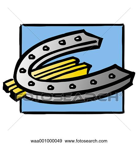 horseshoes, change, upheaval, evolution, 2002, luck, happiness View Large Illustration Stock Illustration - horseshoes, change, upheaval, evolution, 2002, luck, happiness. Fotosearch