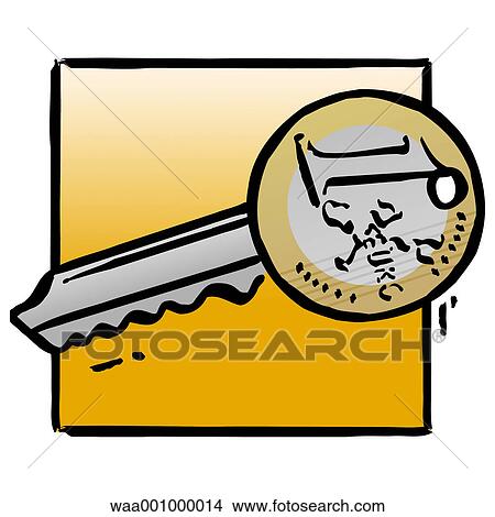 Stock Illustration - key, monitoring, control, finances, one, numbers, made. Fotosearch